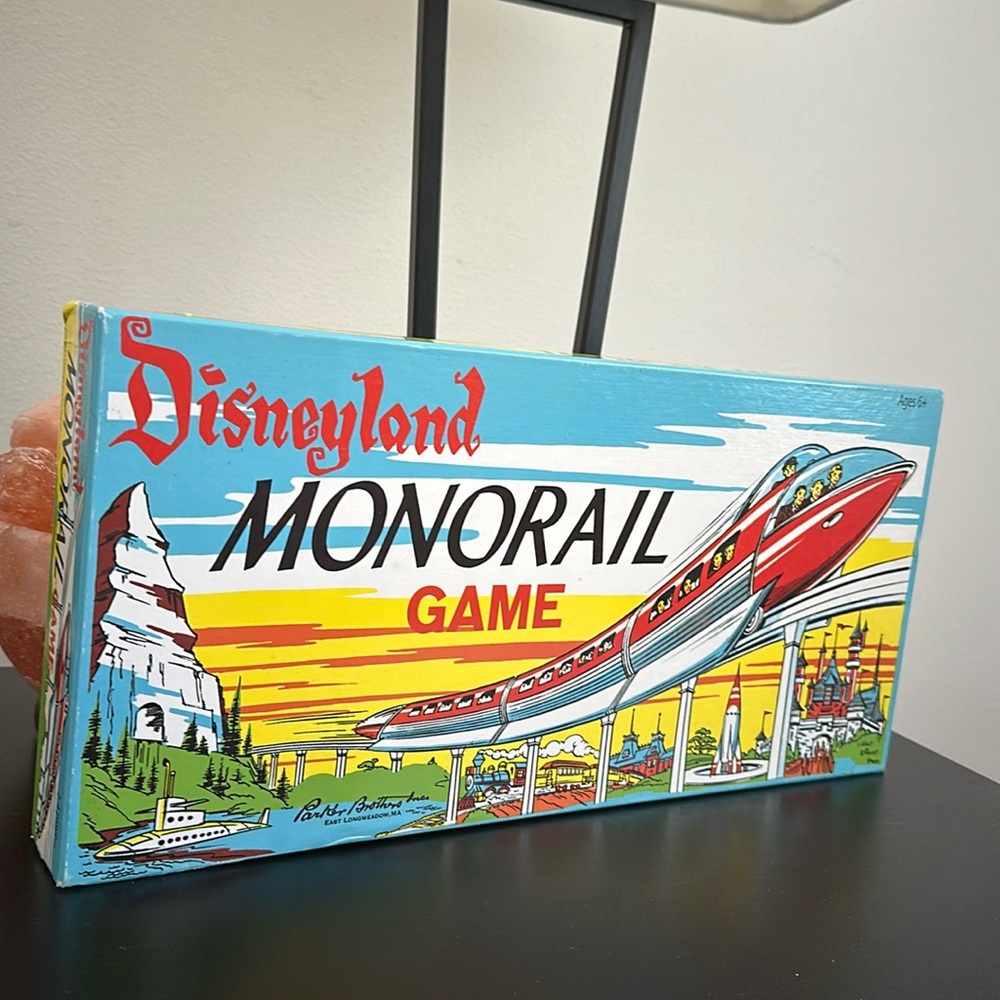 Vintage Disneyland disney monorail board game